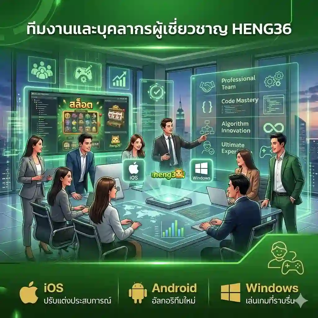 ทีมงานและบุคลากรผู้เชี่ยวชาญ-HENG36